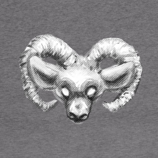 Demonic goat by Skittzune